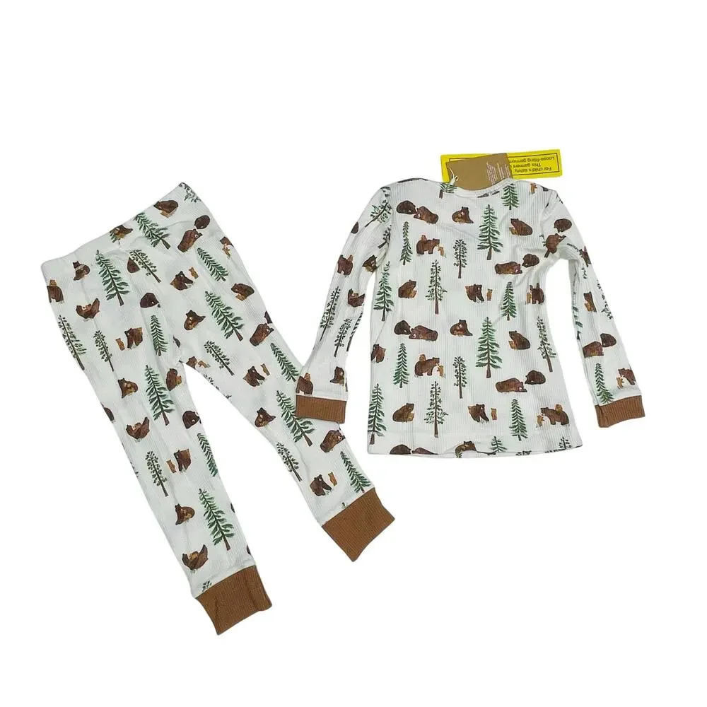 NWT Angel Dear 4T Brown Bear Loungewear
